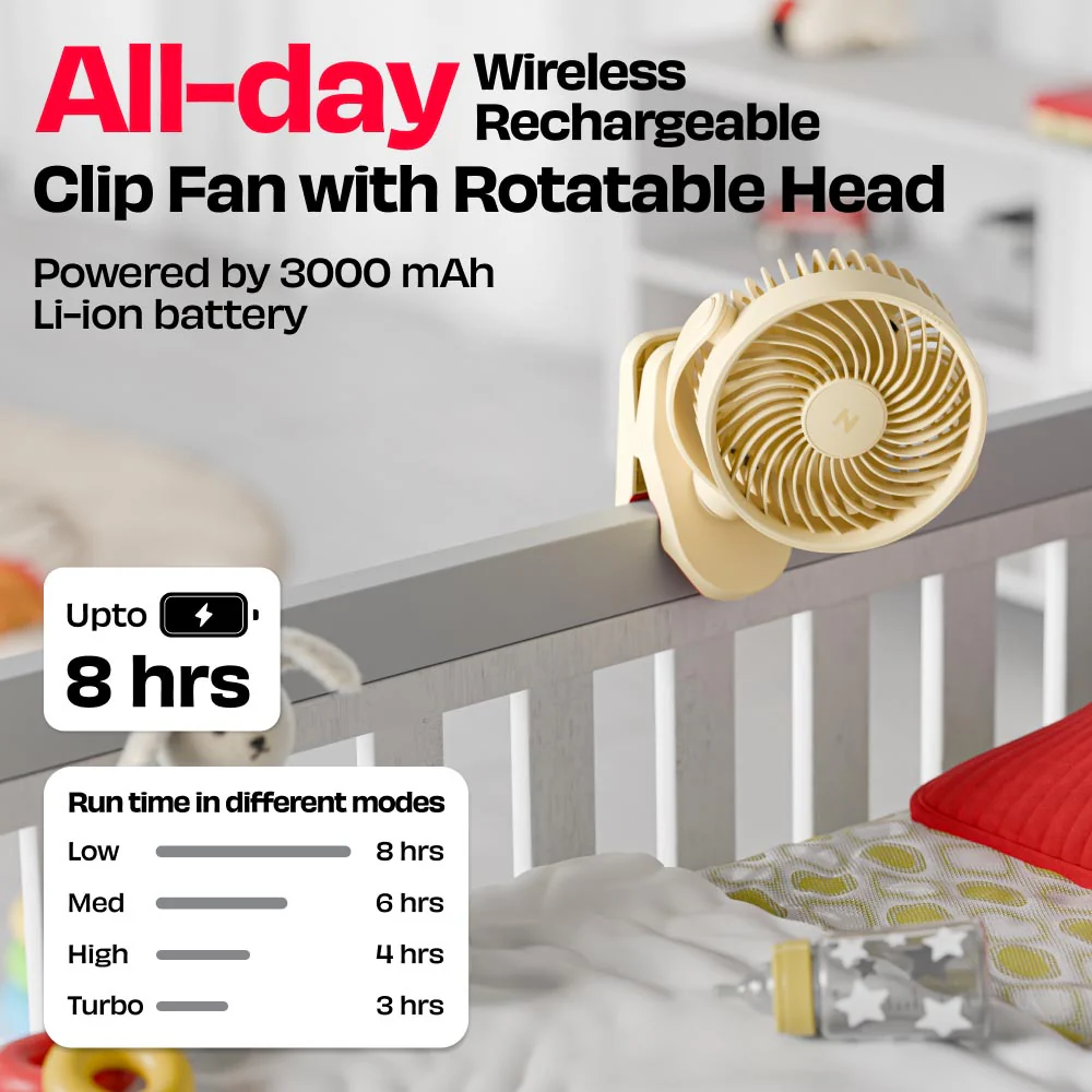 Personal Clip Fan with SharkGrip™ | KLĪP - Image 16