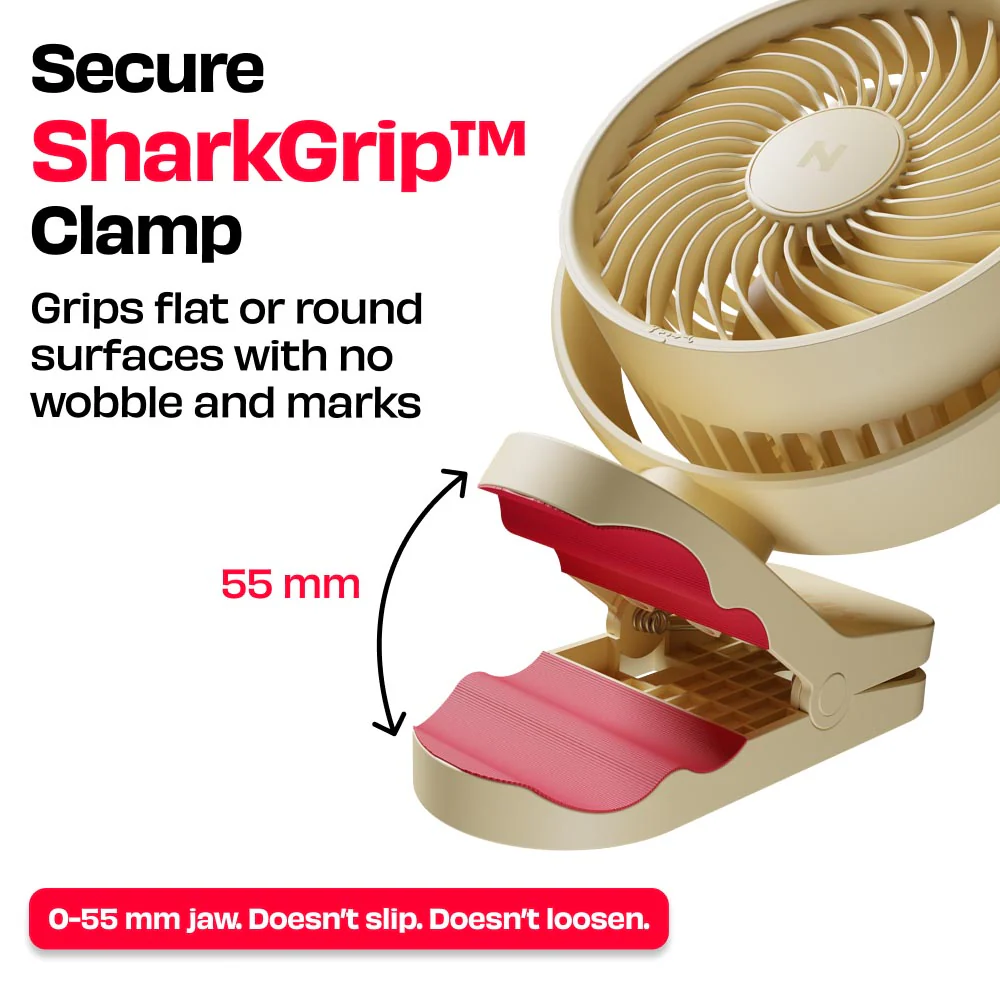 Personal Clip Fan with SharkGrip™ | KLĪP - Image 17