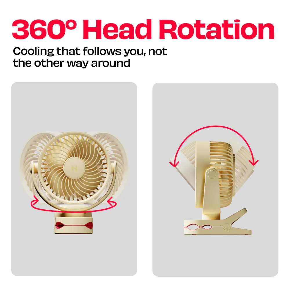 Personal Clip Fan with SharkGrip™ | KLĪP - Image 18