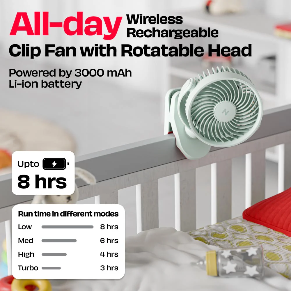 Personal Clip Fan with SharkGrip™ | KLĪP - Image 28