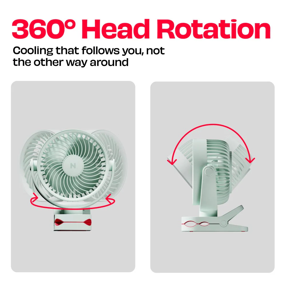 Personal Clip Fan with SharkGrip™ | KLĪP - Image 30