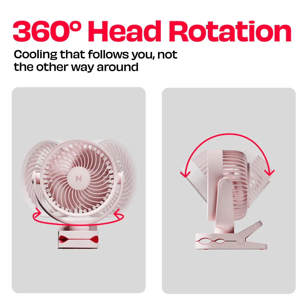Personal Clip Fan with SharkGrip™ | KLĪP - Image 42