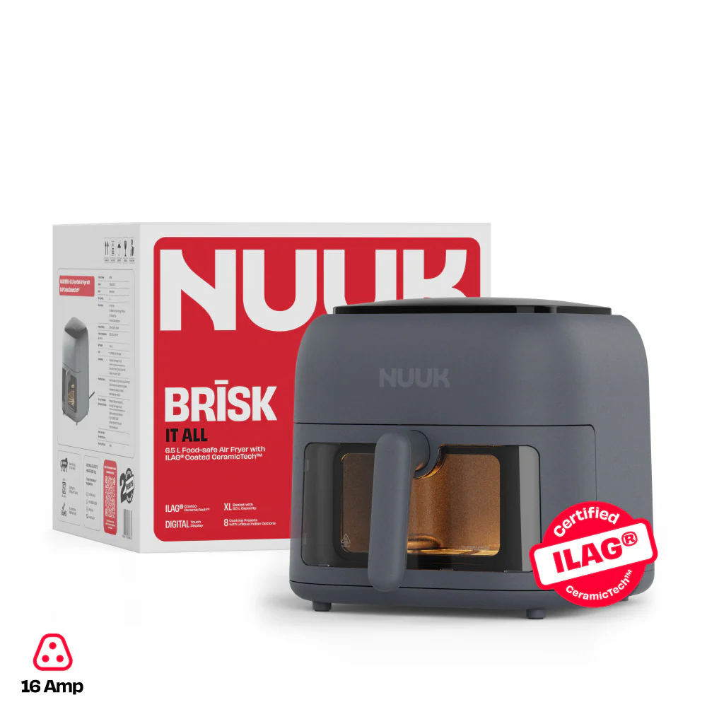 100% TOXIN-FREE 6.5L AIR FRYER WITH ILAG®️ CERAMICTECH™️ | BRĪSK - Image 12