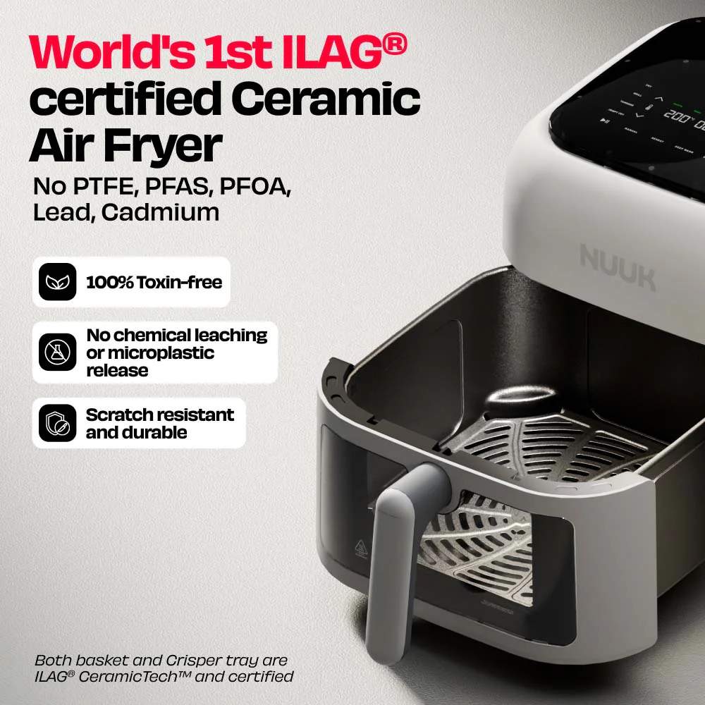 100% TOXIN-FREE 6.5L AIR FRYER WITH ILAG®️ CERAMICTECH™️ | BRĪSK - Image 25