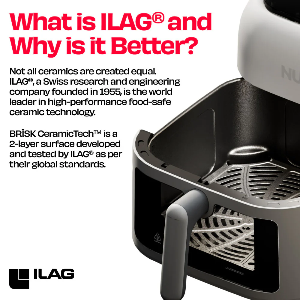 100% TOXIN-FREE 6.5L AIR FRYER WITH ILAG®️ CERAMICTECH™️ | BRĪSK - Image 27