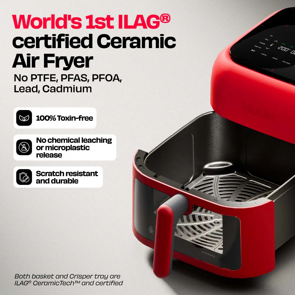 100% TOXIN-FREE 6.5L AIR FRYER WITH ILAG®️ CERAMICTECH™️ | BRĪSK - Image 3