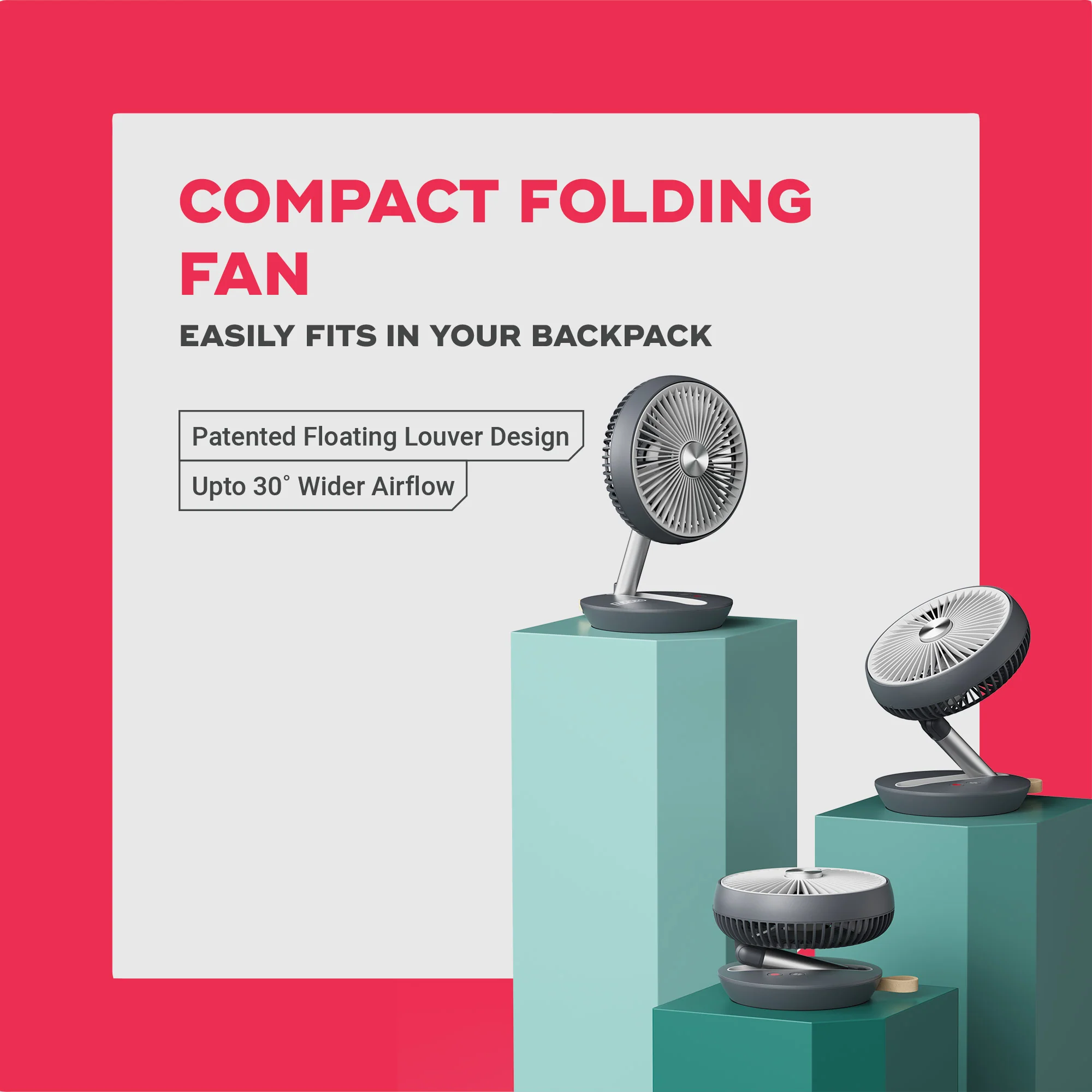 FOLDE | Rechargeable Folding Personal Fan - Image 10