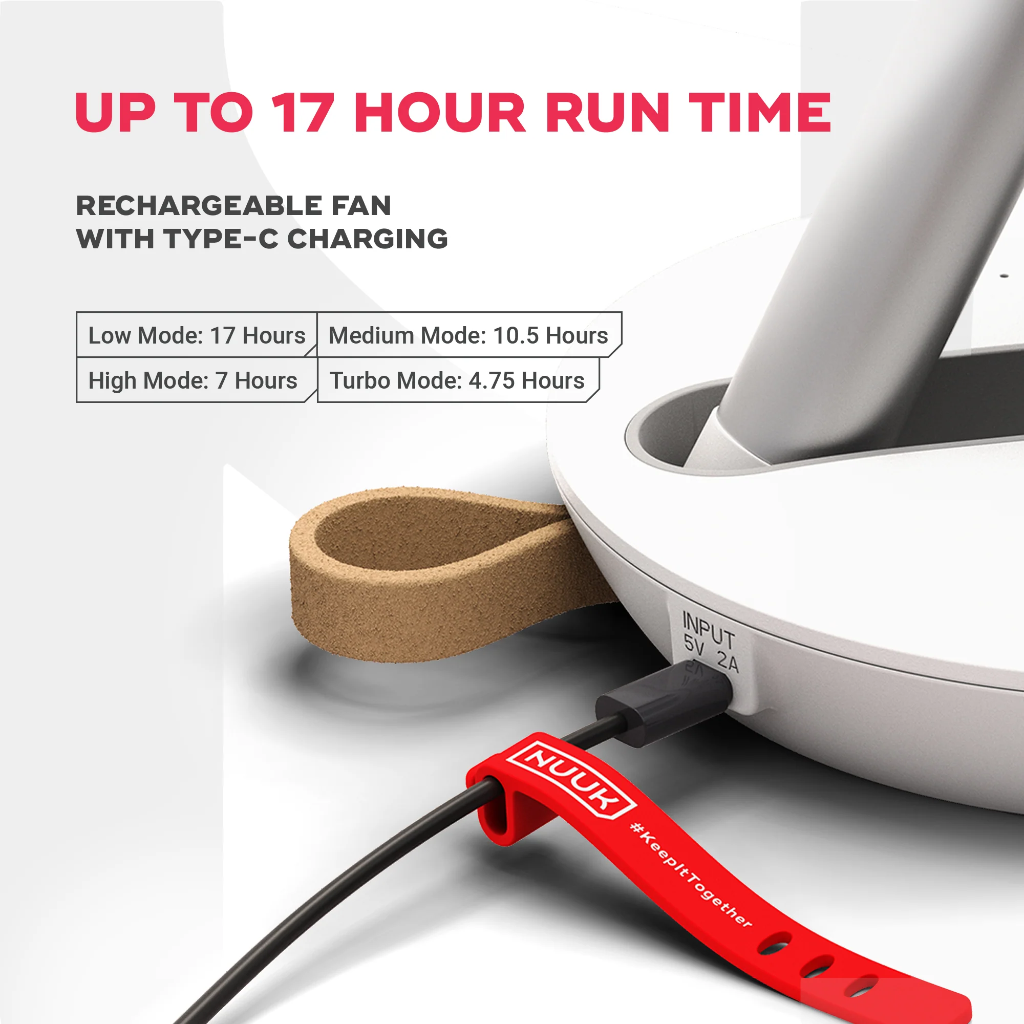 FOLDE | Rechargeable Folding Personal Fan - Image 2