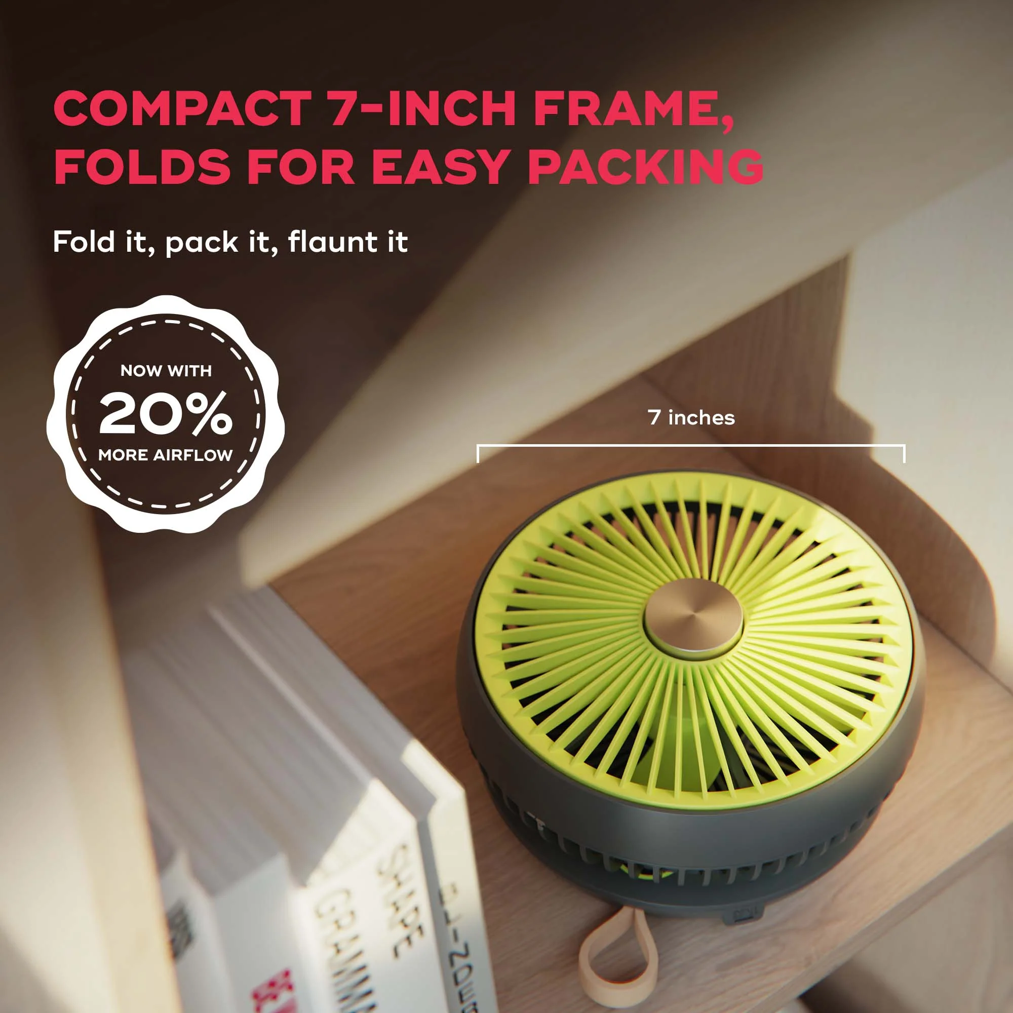 FOLDE v2 | All Day Wireless™ Rechargeable Folding Fan - Image 33