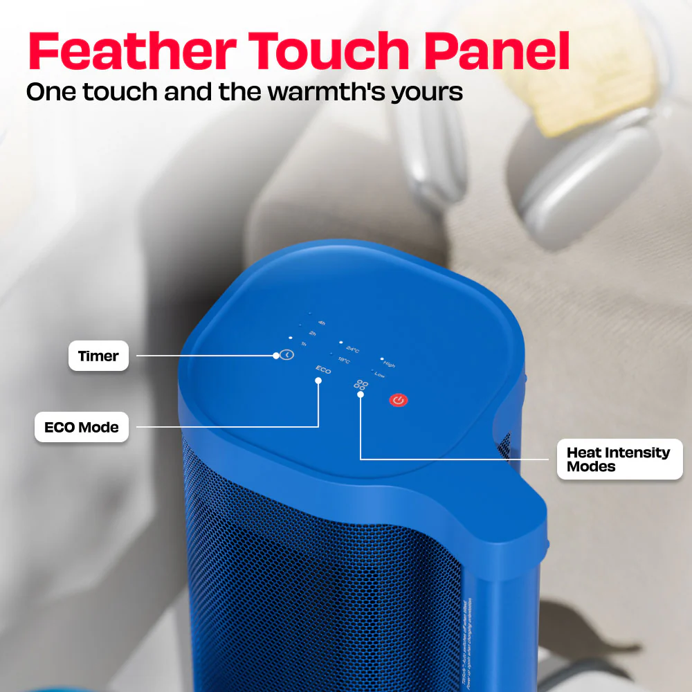 HÖT BAR | 2200W Space Heater with PTC Technology and Feather Touch Panel - Image 35