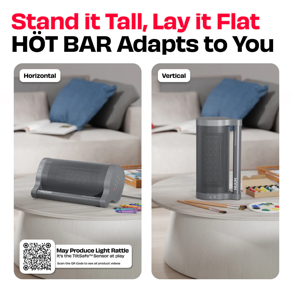 HÖT BAR | 2200W Space Heater with PTC Technology and Feather Touch Panel - Image 7