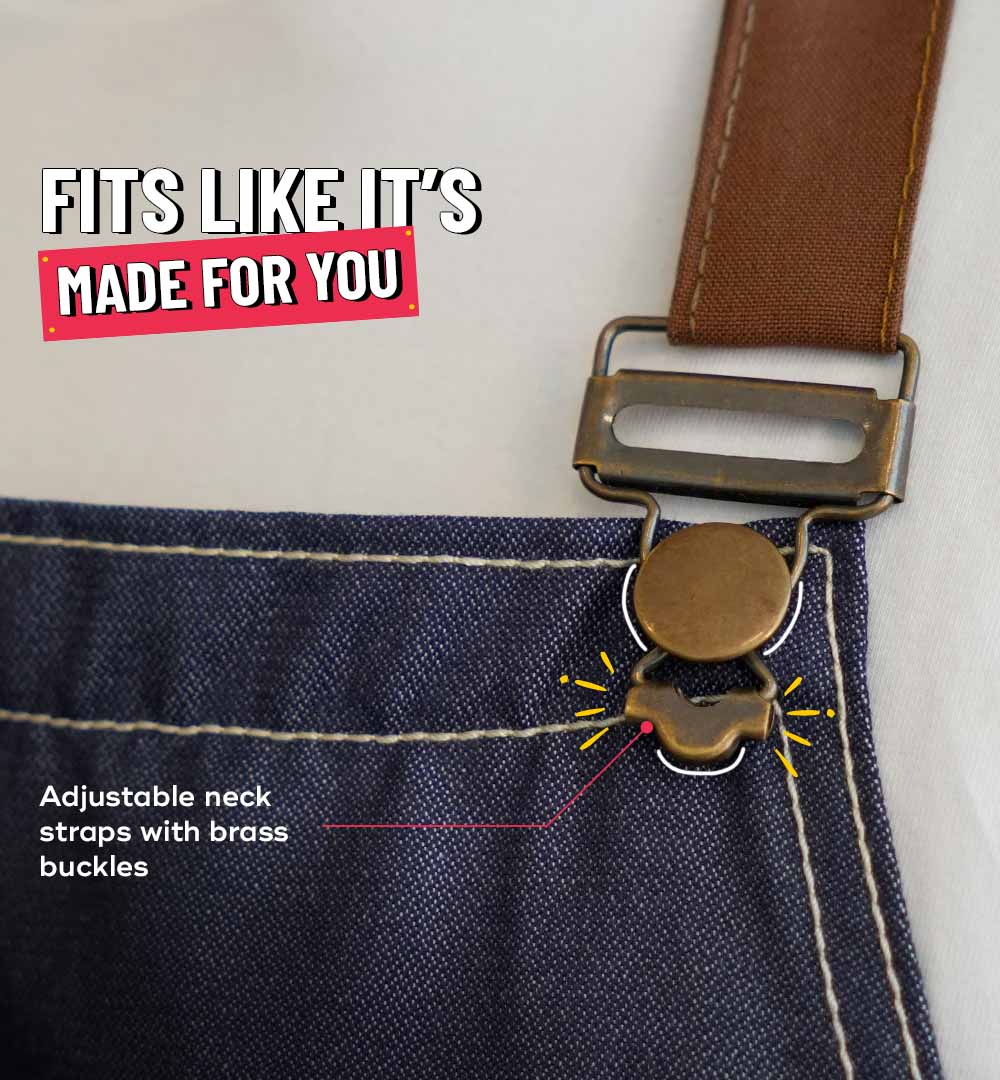 KOS | Fade Resistant Denim Apron - Image 4
