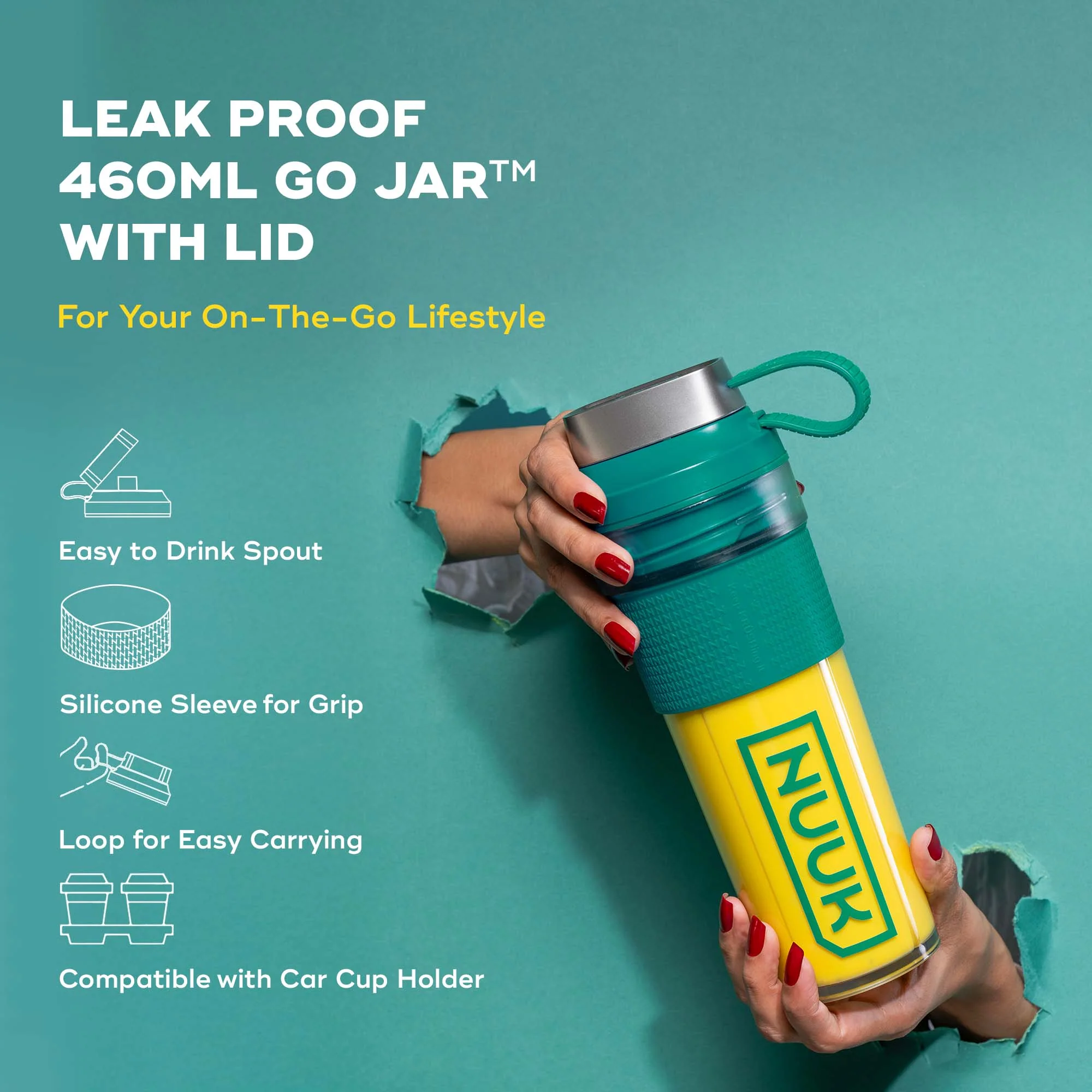KRUSH | BPA Free Go Jar (460ml) - Image 6