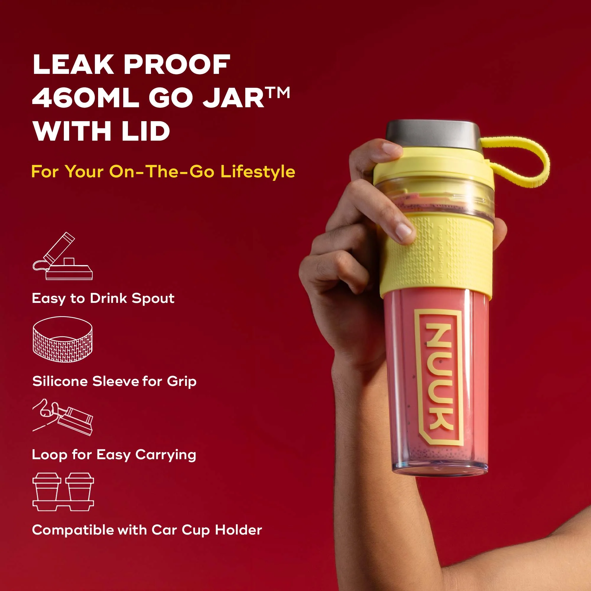 KRUSH | BPA Free Go Jar (460ml) - Image 8