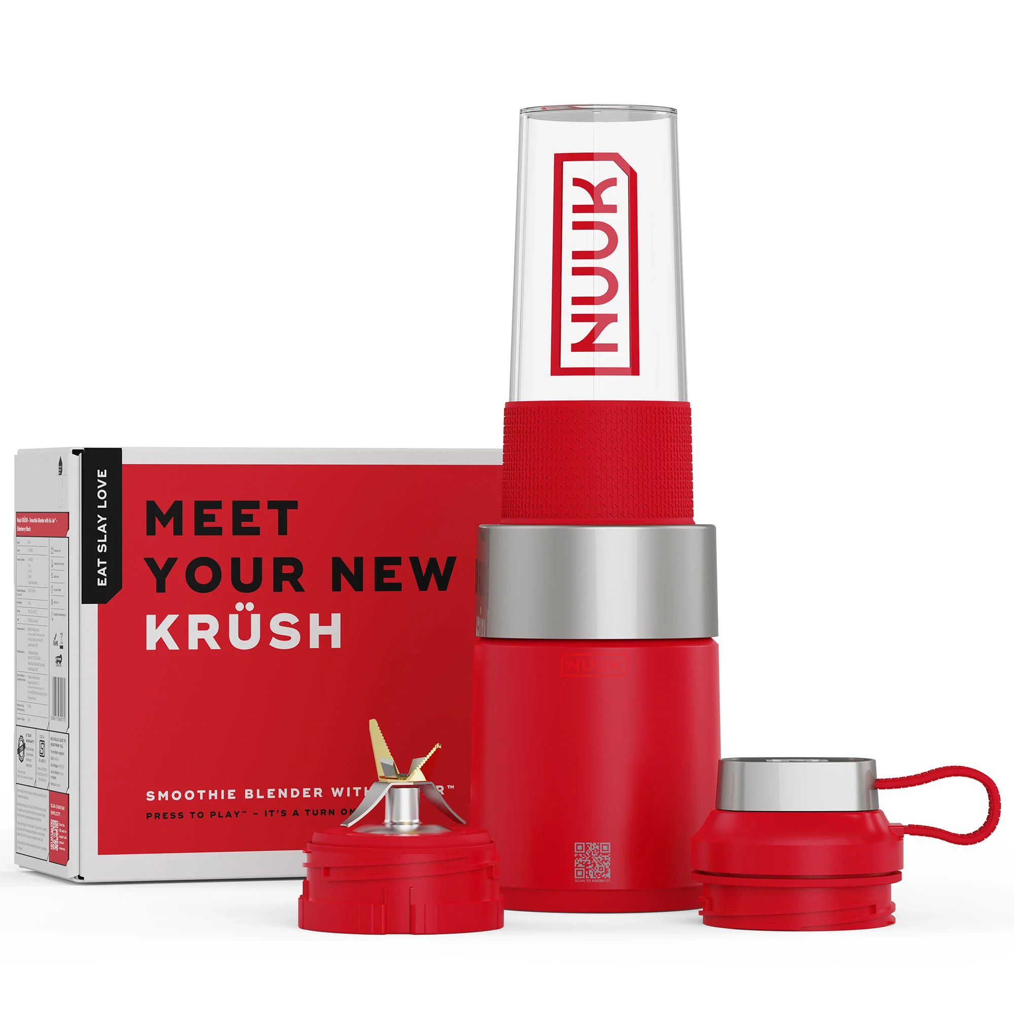 KRUSH | Smoothie Blender with Go Jar