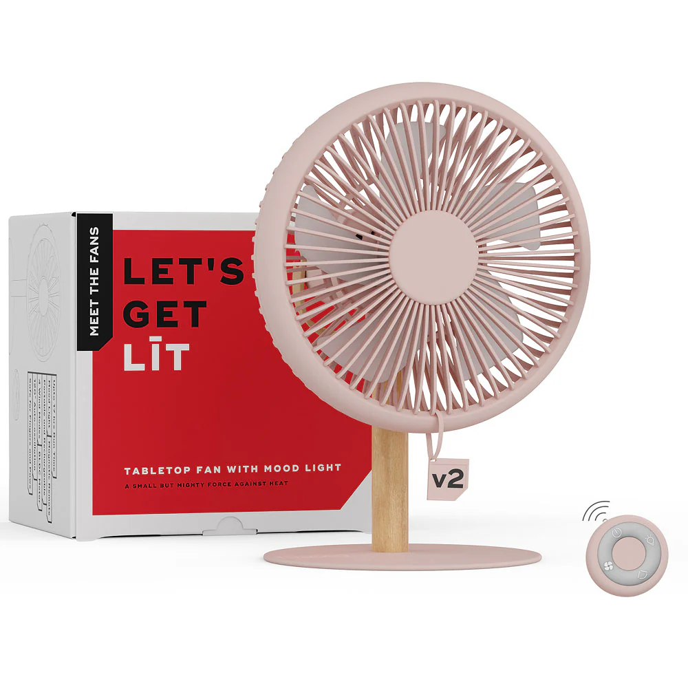 LIT v2 | All Day Wireless™ Rechargeable Table Fan with Mood Light - Image 19
